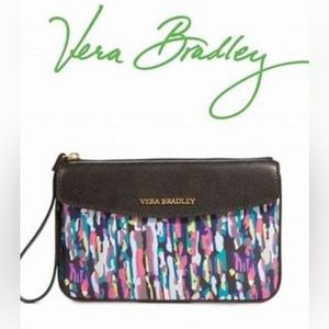 VERA BRADLEY Watercolor Brushstrokes Wristlet